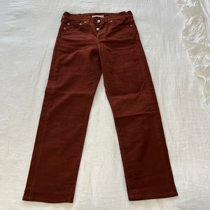 Red Corduroy Pants